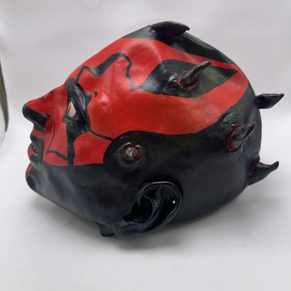Star Wars Darth Maul Rubber Mask Halloween Costume One Size Lucasfilm LTD